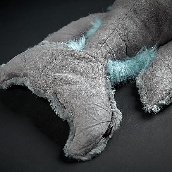 Sigikid 39753 Wal Deep Diver, BeastsTown Peluche per ragazze e ragazzi: collezionare, regalare, giocare, coccolare, consigliato per bambini da 3 a 99 anni, azzurro/grigio/balena, 43 x 19 x 21 cm